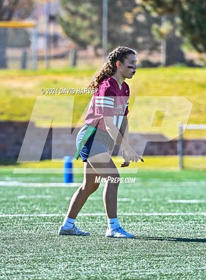 Thumbnail 3 in 4A Flag Football Semifinal The Classical Academy vs Green Mountain photogallery.
