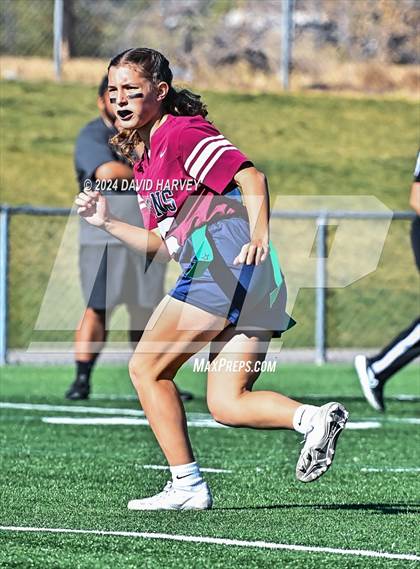 Thumbnail 3 in 4A Flag Football Semifinal The Classical Academy vs Green Mountain photogallery.