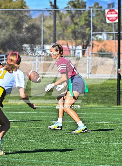 Thumbnail 1 in 4A Flag Football Semifinal The Classical Academy vs Green Mountain photogallery.