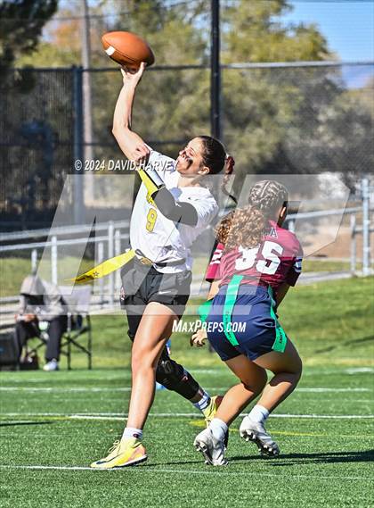 Thumbnail 3 in 4A Flag Football Semifinal The Classical Academy vs Green Mountain photogallery.