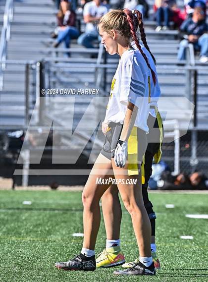 Thumbnail 1 in 4A Flag Football Semifinal The Classical Academy vs Green Mountain photogallery.