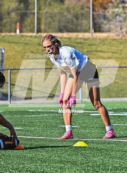 Thumbnail 3 in 4A Flag Football Semifinal The Classical Academy vs Green Mountain photogallery.