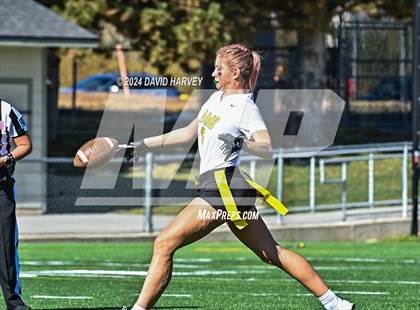 Thumbnail 1 in 4A Flag Football Semifinal The Classical Academy vs Green Mountain photogallery.
