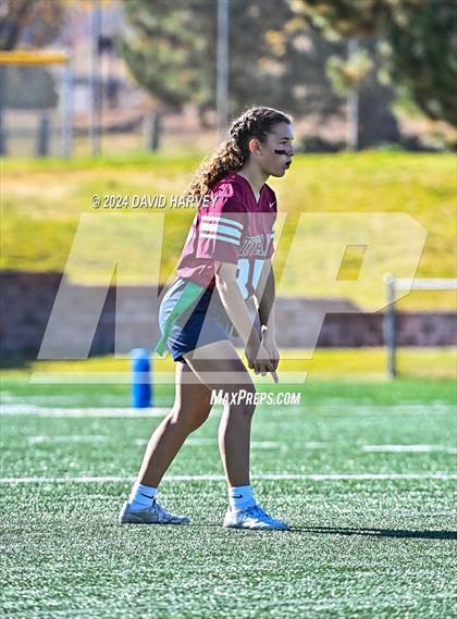 Thumbnail 2 in 4A Flag Football Semifinal The Classical Academy vs Green Mountain photogallery.