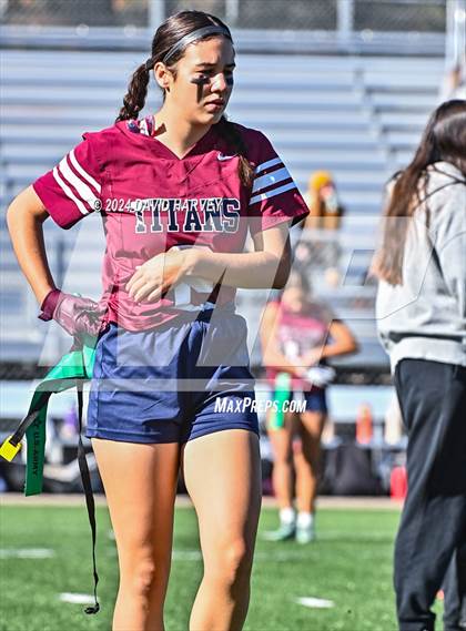 Thumbnail 3 in 4A Flag Football Semifinal The Classical Academy vs Green Mountain photogallery.