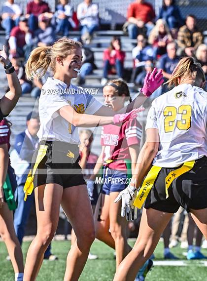 Thumbnail 2 in 4A Flag Football Semifinal The Classical Academy vs Green Mountain photogallery.