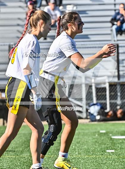 Thumbnail 2 in 4A Flag Football Semifinal The Classical Academy vs Green Mountain photogallery.