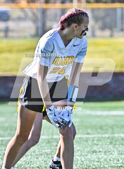 Thumbnail 2 in 4A Flag Football Semifinal The Classical Academy vs Green Mountain photogallery.