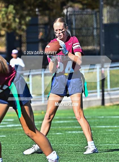 Thumbnail 1 in 4A Flag Football Semifinal The Classical Academy vs Green Mountain photogallery.