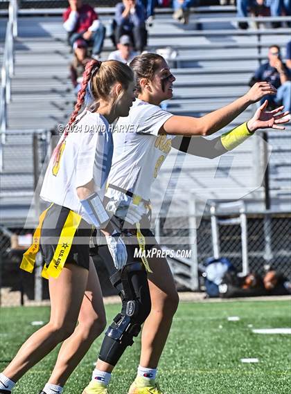 Thumbnail 3 in 4A Flag Football Semifinal The Classical Academy vs Green Mountain photogallery.