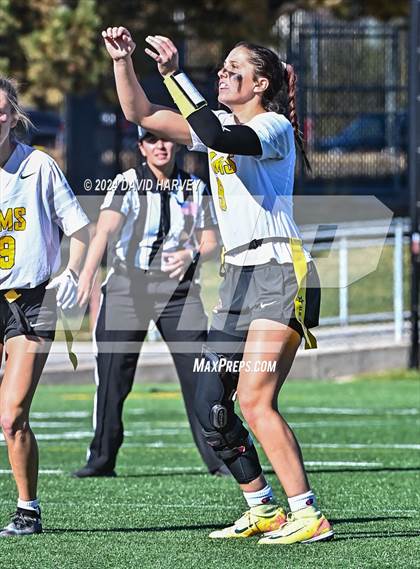 Thumbnail 1 in 4A Flag Football Semifinal The Classical Academy vs Green Mountain photogallery.