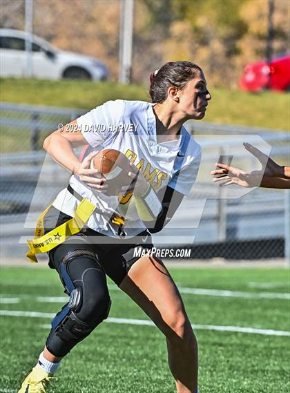 Thumbnail 1 in 4A Flag Football Semifinal The Classical Academy vs Green Mountain photogallery.