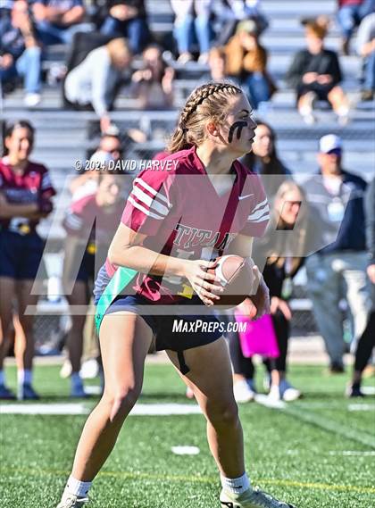Thumbnail 1 in 4A Flag Football Semifinal The Classical Academy vs Green Mountain photogallery.