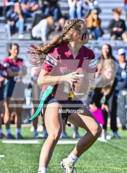 Thumbnail 2 in 4A Flag Football Semifinal The Classical Academy vs Green Mountain photogallery.