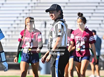 Thumbnail 2 in 4A Flag Football Semifinal The Classical Academy vs Green Mountain photogallery.
