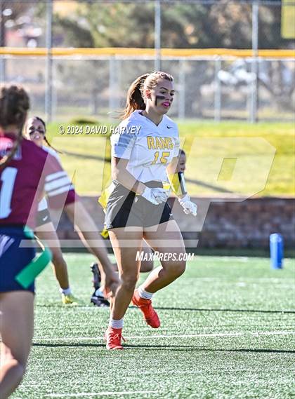 Thumbnail 1 in 4A Flag Football Semifinal The Classical Academy vs Green Mountain photogallery.