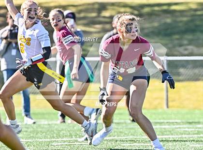 Thumbnail 2 in 4A Flag Football Semifinal The Classical Academy vs Green Mountain photogallery.