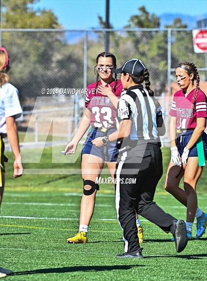 Thumbnail 3 in 4A Flag Football Semifinal The Classical Academy vs Green Mountain photogallery.