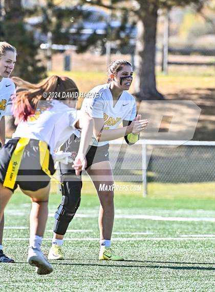 Thumbnail 3 in 4A Flag Football Semifinal The Classical Academy vs Green Mountain photogallery.