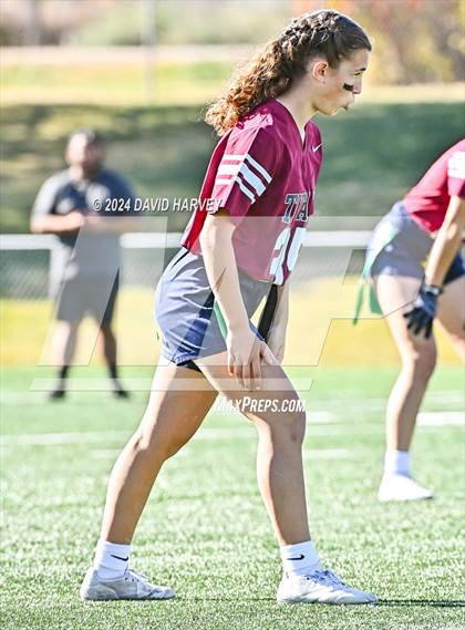 Thumbnail 3 in 4A Flag Football Semifinal The Classical Academy vs Green Mountain photogallery.