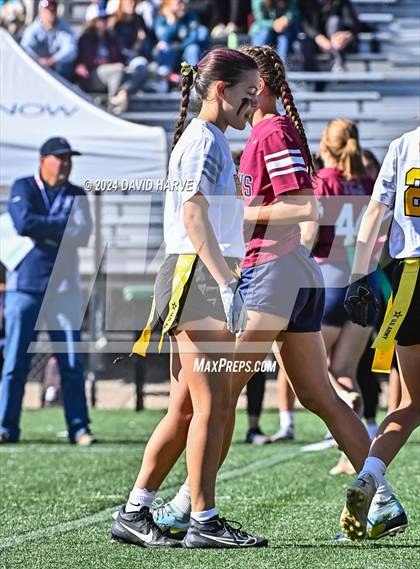 Thumbnail 2 in 4A Flag Football Semifinal The Classical Academy vs Green Mountain photogallery.