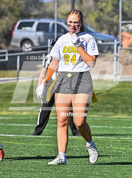 Thumbnail 3 in 4A Flag Football Semifinal The Classical Academy vs Green Mountain photogallery.