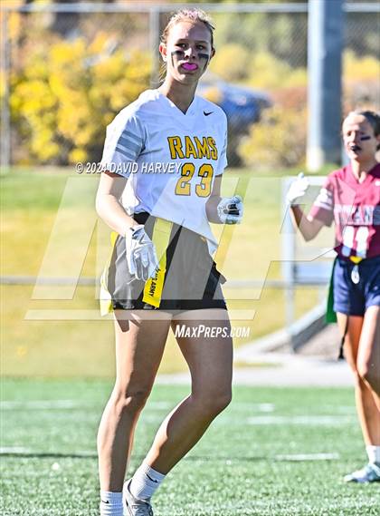 Thumbnail 3 in 4A Flag Football Semifinal The Classical Academy vs Green Mountain photogallery.