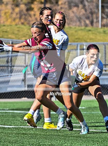 Thumbnail 3 in 4A Flag Football Semifinal The Classical Academy vs Green Mountain photogallery.