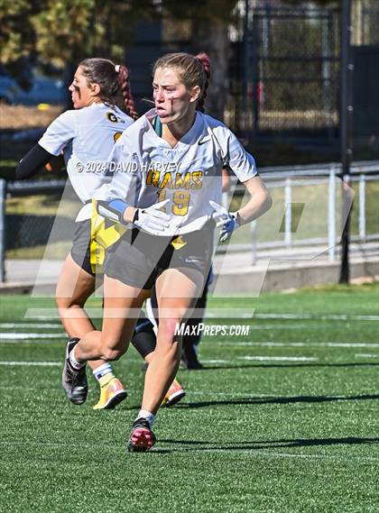 Thumbnail 2 in 4A Flag Football Semifinal The Classical Academy vs Green Mountain photogallery.