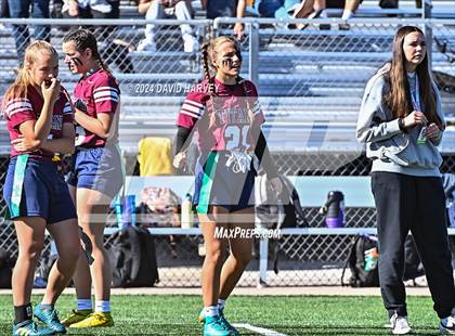 Thumbnail 1 in 4A Flag Football Semifinal The Classical Academy vs Green Mountain photogallery.