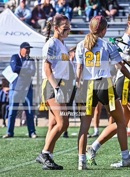 Thumbnail 3 in 4A Flag Football Semifinal The Classical Academy vs Green Mountain photogallery.