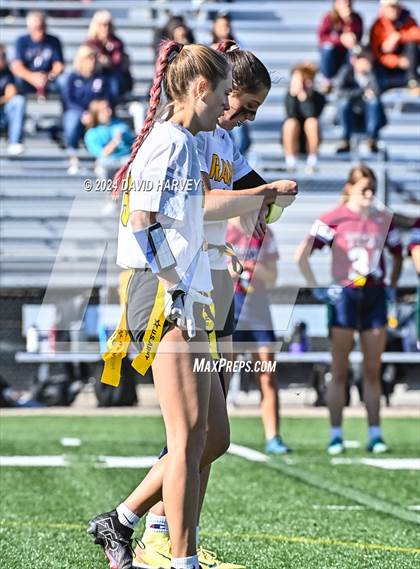 Thumbnail 2 in 4A Flag Football Semifinal The Classical Academy vs Green Mountain photogallery.