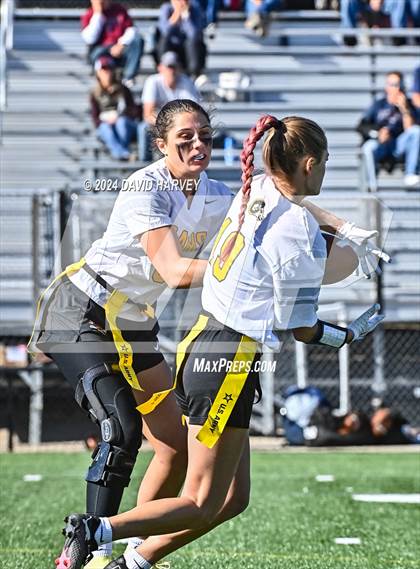 Thumbnail 2 in 4A Flag Football Semifinal The Classical Academy vs Green Mountain photogallery.