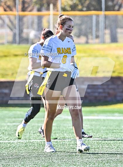Thumbnail 3 in 4A Flag Football Semifinal The Classical Academy vs Green Mountain photogallery.