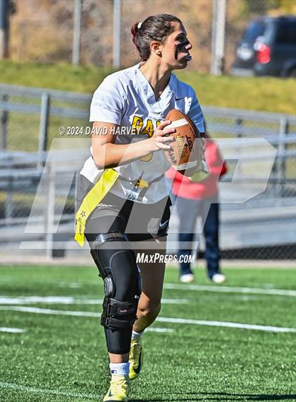 Thumbnail 2 in 4A Flag Football Semifinal The Classical Academy vs Green Mountain photogallery.