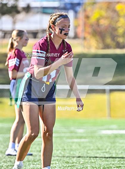 Thumbnail 2 in 4A Flag Football Semifinal The Classical Academy vs Green Mountain photogallery.