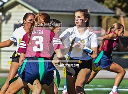 Thumbnail 1 in 4A Flag Football Semifinal The Classical Academy vs Green Mountain photogallery.