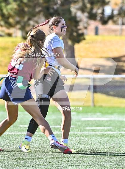 Thumbnail 3 in 4A Flag Football Semifinal The Classical Academy vs Green Mountain photogallery.
