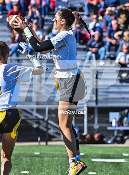 Thumbnail 3 in 4A Flag Football Semifinal The Classical Academy vs Green Mountain photogallery.