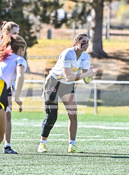 Thumbnail 1 in 4A Flag Football Semifinal The Classical Academy vs Green Mountain photogallery.