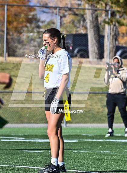 Thumbnail 2 in 4A Flag Football Semifinal The Classical Academy vs Green Mountain photogallery.
