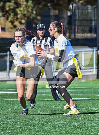 Thumbnail 3 in 4A Flag Football Semifinal The Classical Academy vs Green Mountain photogallery.