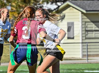 Thumbnail 2 in 4A Flag Football Semifinal The Classical Academy vs Green Mountain photogallery.