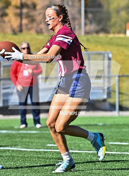Thumbnail 2 in 4A Flag Football Semifinal The Classical Academy vs Green Mountain photogallery.