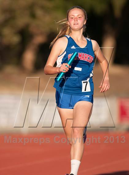 Thumbnail 2 in Don Green Invitational Girls 4x400 Meter Relay photogallery.