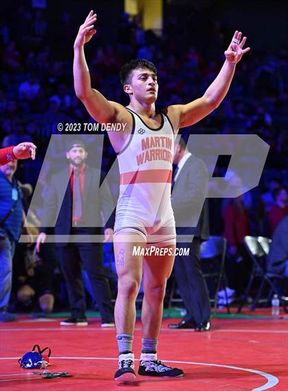 Thumbnail 2 in UIL 6A State Championships 157 lb - 175 lb Finals photogallery.