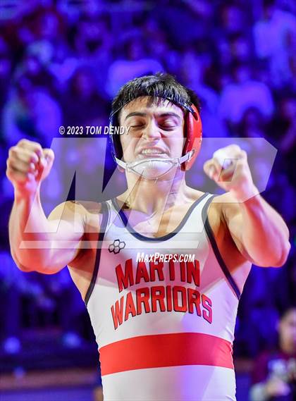 Thumbnail 1 in UIL 6A State Championships 157 lb - 175 lb Finals photogallery.