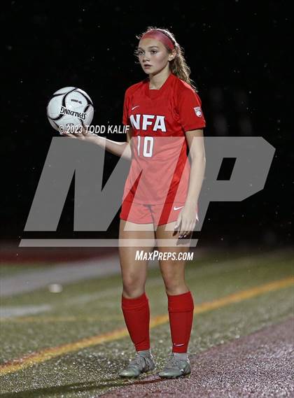 Thumbnail 2 in Norwich Free Academy vs East Lyme (ECC Semifinal) photogallery.
