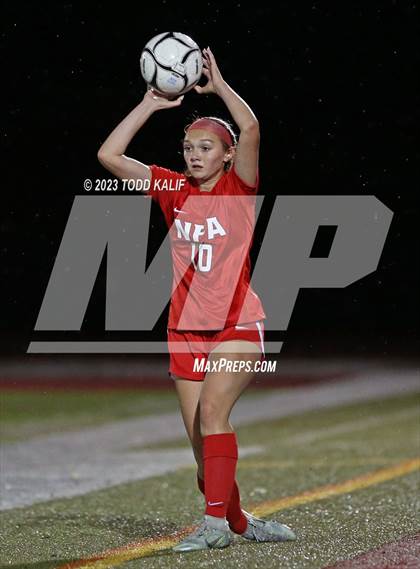 Thumbnail 2 in Norwich Free Academy vs East Lyme (ECC Semifinal) photogallery.