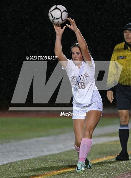 Thumbnail 3 in Norwich Free Academy vs East Lyme (ECC Semifinal) photogallery.